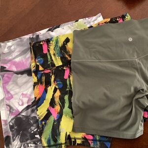 Lululemon Align High Rise Short 6” size 14 lot